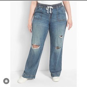 Lane Bryant Pull On Wide Leg Size 18